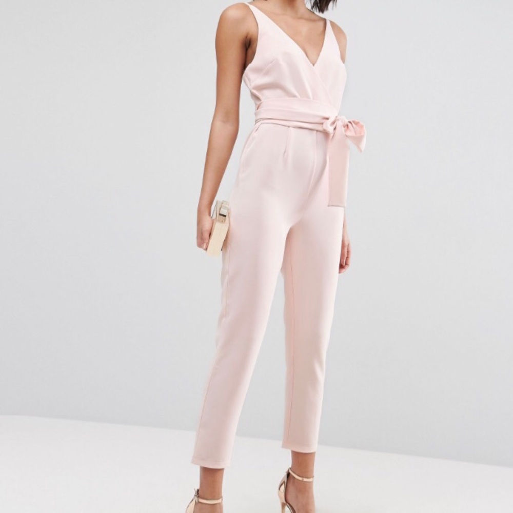 ASOS blush pink jumpsuit size 6 (like 2/4)